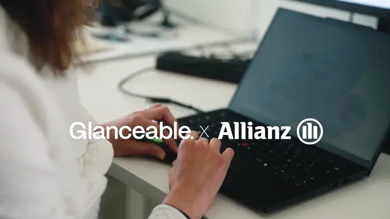 Glanceable x Allianz - Témoignage client