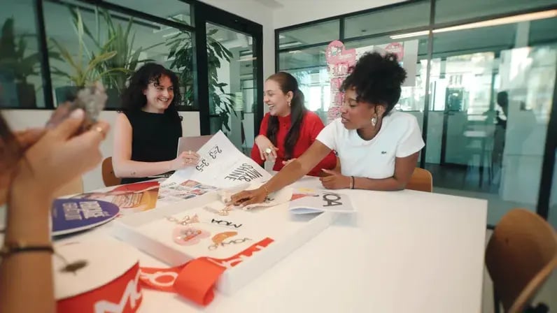 Équipe Groupe Rand en atelier