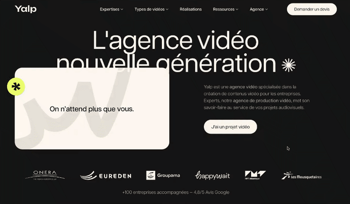 Yalp - agence motion design France 