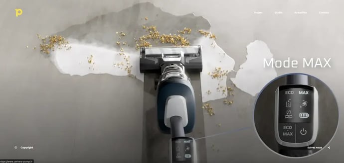 Studio Pump 3D motion design Lyon